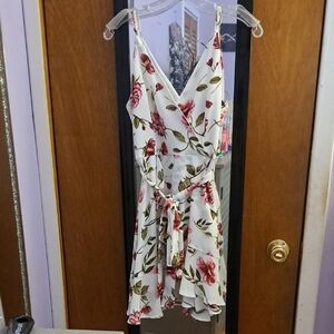 Windsor Elegant Floral White Dress